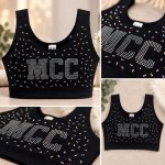 MCC Top Crop Sport Doppelpunkt - einseitg bedruckt